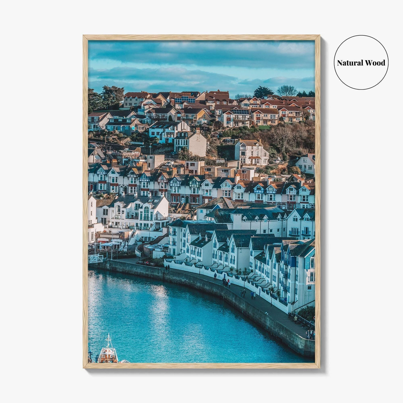 Torquay Fine Art Photo Print, Devon England Poster, English Riviera Harbour Decor