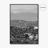 East Los Angeles Black and White Fine Art Photo Print, Northeast LA California Poster