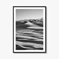 Great Sand Dunes Black and White Fine Art Photo Print, Colorado Poster