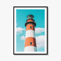 Chincoteague Island Fine Art Photo Print, Assateague Lighthouse, Virginia USA, Photo Poster