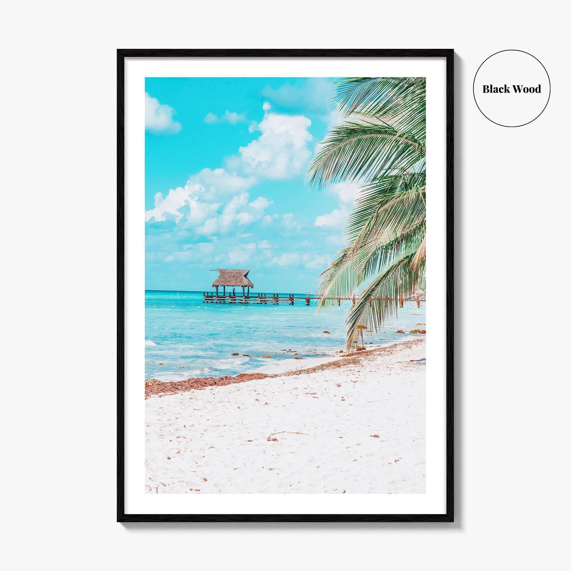 Cozumel Fine Art Photo Print, Mexico Island Beach Wall Decor Poster, Riviera Maya