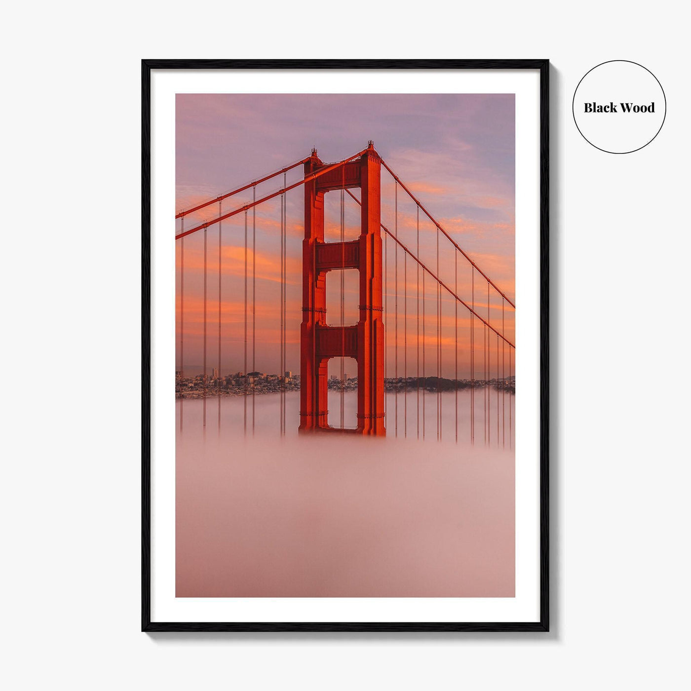 Golden Gate Bridge Fine Art Photo Print, San Francisco California Poster