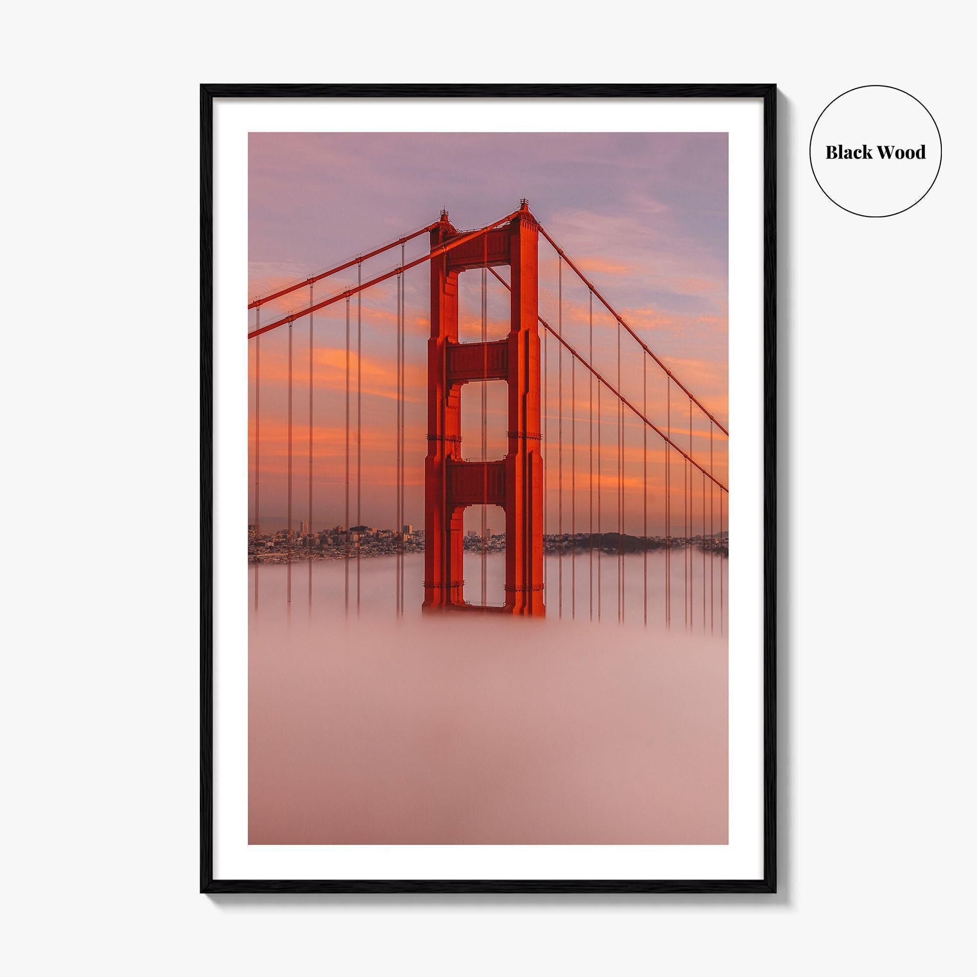 Golden Gate Bridge Fine Art Photo Print, San Francisco California Poster