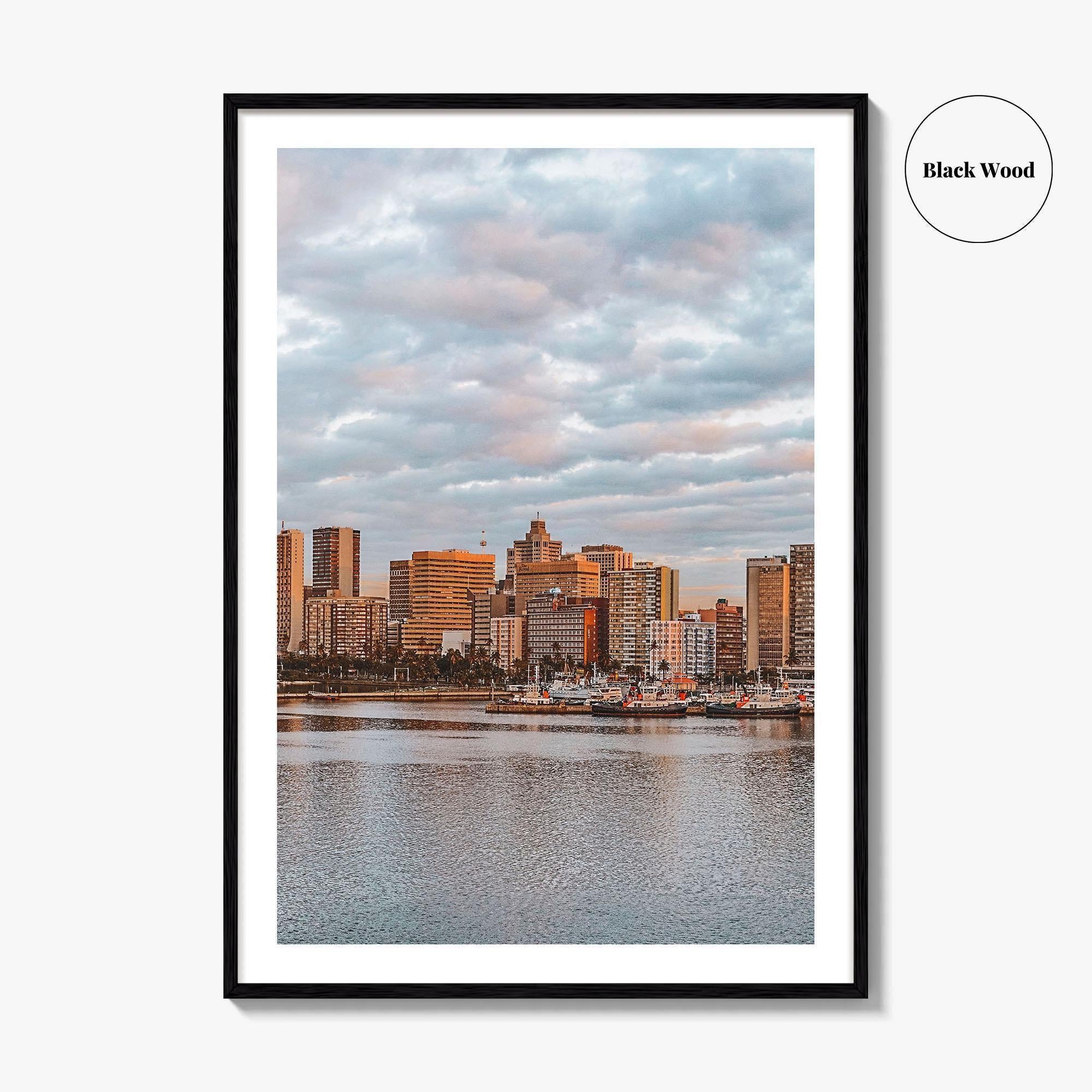 Durban Fine Art Photo Print, Seaport Harbour View, KwaZulu-Natal South Africa Poster