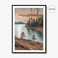 Lake Davis Fine Art Photo Print, Portola California, Sierra Nevada Wall Poster