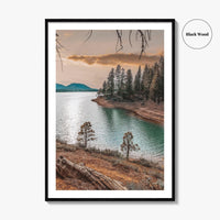 Lake Davis Fine Art Photo Print, Portola California, Sierra Nevada Wall Poster