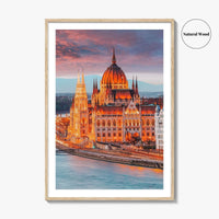 Budapest Fine Art Photo Print, Hungary Wall Art, Hungarian Parliament Poster