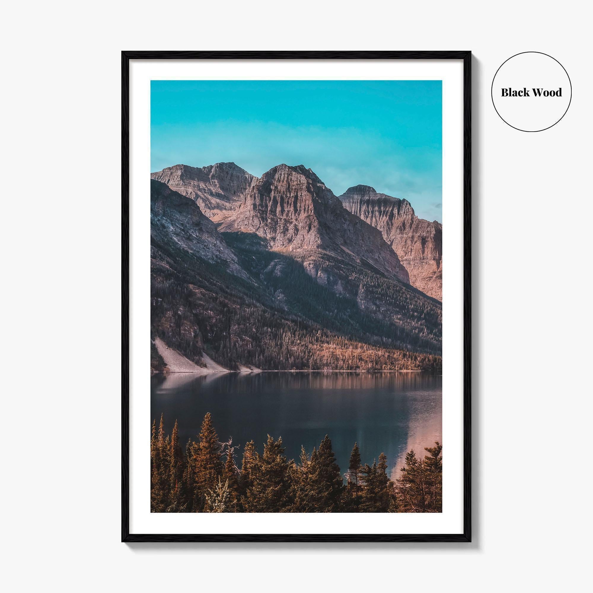 Glacier National Park Fine Art Photo Print, Montana, USA, Rocky Mountains Landscape Poster