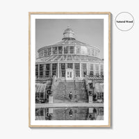 Botanisk Have Black and White Fine Art Photo Print, Copenhagen Botanical Garden Denmark Poster