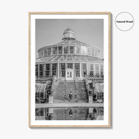 Botanisk Have Black and White Fine Art Photo Print, Copenhagen Botanical Garden Denmark Poster