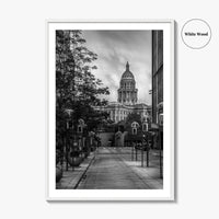 Denver Black and White Fine Art Photo Print, 16th Street Colorado Poster