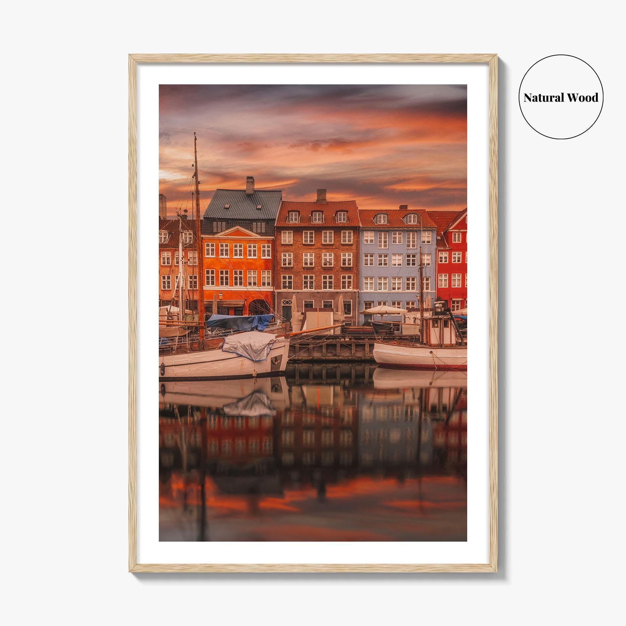 Copenhagen Fine Art Photo Print, Nyhavn, København, Denmark Wall Poster
