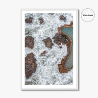 El Salvador Fine Art Photo Print, Pacific Coast Aerial Poster, Central America