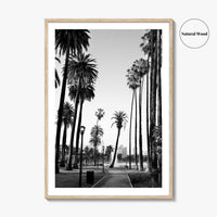 Los Angeles Skyline Black and White Fine Art Photo Print, Downtown, LA, California, USA