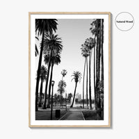 Los Angeles Skyline Black and White Fine Art Photo Print, Downtown, LA, California, USA