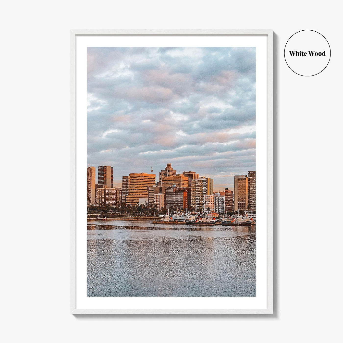 Durban Fine Art Photo Print, Seaport Harbour View, KwaZulu-Natal South Africa Poster