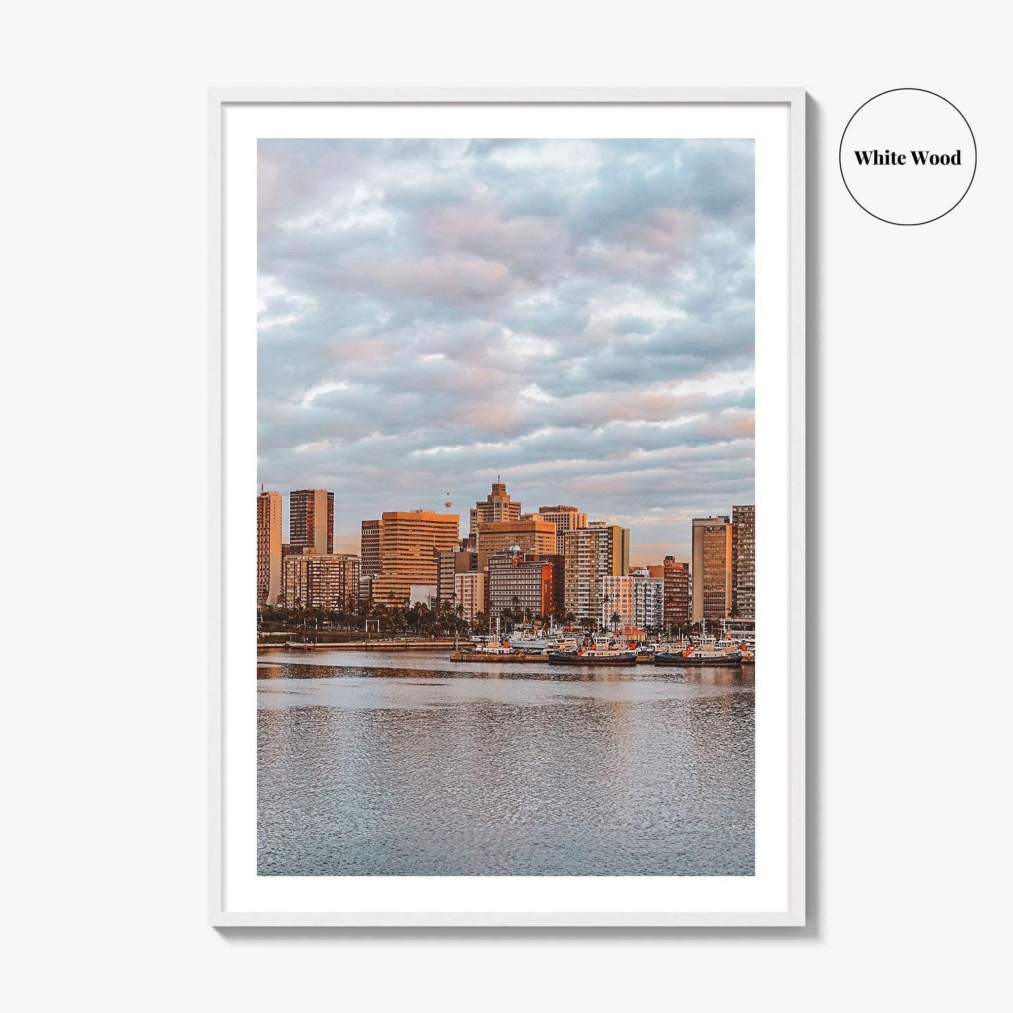 Durban Fine Art Photo Print, Seaport Harbour View, KwaZulu-Natal South Africa Poster