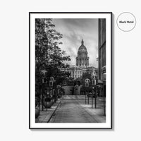 Denver Black and White Fine Art Photo Print, 16th Street Colorado Poster