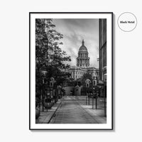 Denver Black and White Fine Art Photo Print, 16th Street Colorado Poster