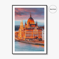 Budapest Fine Art Photo Print, Hungary Wall Art, Hungarian Parliament Poster