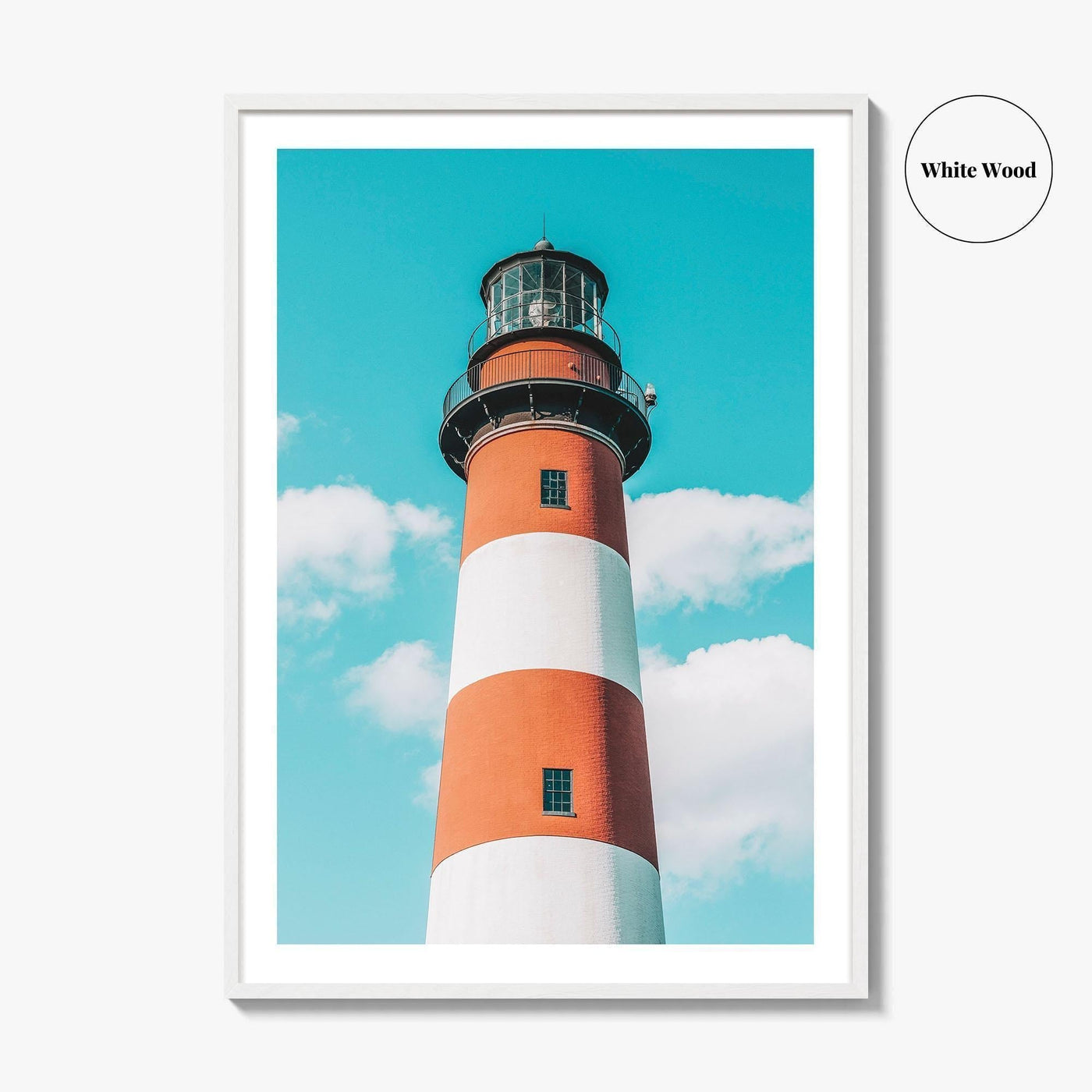 Chincoteague Island Fine Art Photo Print, Assateague Lighthouse, Virginia USA, Photo Poster