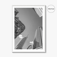 Dallas Skyline Black and White Fine Art Photo Print, Downtown Texas Poster