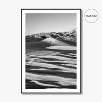Great Sand Dunes Black and White Fine Art Photo Print, Colorado Poster