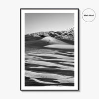 Great Sand Dunes Black and White Fine Art Photo Print, Colorado Poster