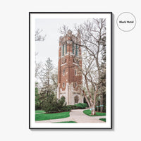East Lansing Michigan Fine Art Photo Print, Beaumont Tower, Michigan State University, Poster