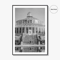 Botanisk Have Black and White Fine Art Photo Print, Copenhagen Botanical Garden Denmark Poster