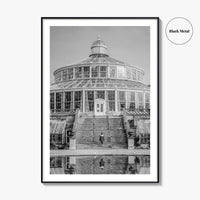 Botanisk Have Black and White Fine Art Photo Print, Copenhagen Botanical Garden Denmark Poster