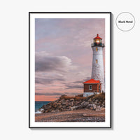 Crisp Point Lighthouse Fine Art Photo Print, Lake Superior, Upper Peninsula Michigan, Poster, USA