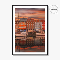 Copenhagen Fine Art Photo Print, Nyhavn, København, Denmark Wall Poster