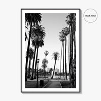 Los Angeles Skyline Black and White Fine Art Photo Print, Downtown, LA, California, USA