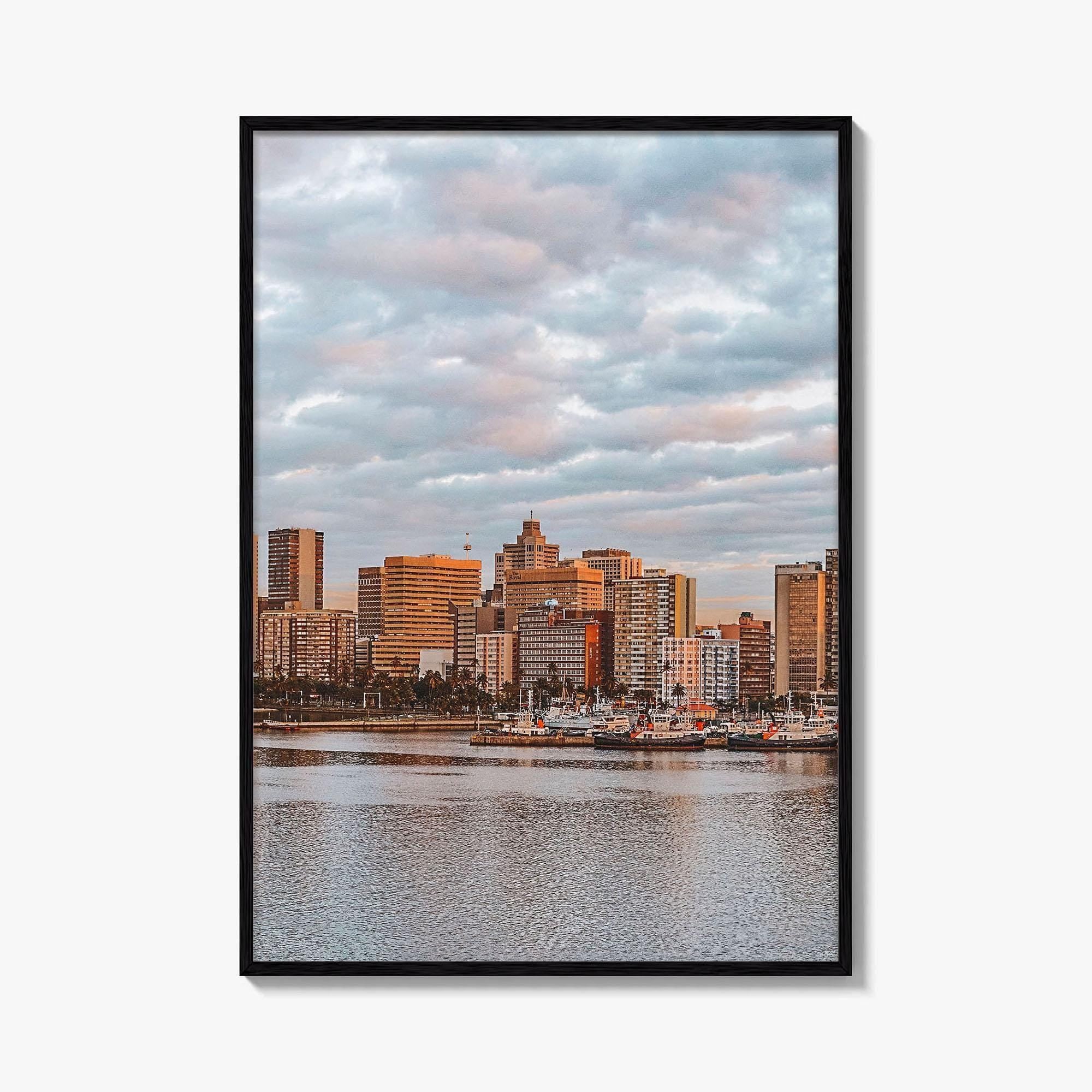 Durban Fine Art Photo Print, Seaport Harbour View, KwaZulu-Natal South Africa Poster