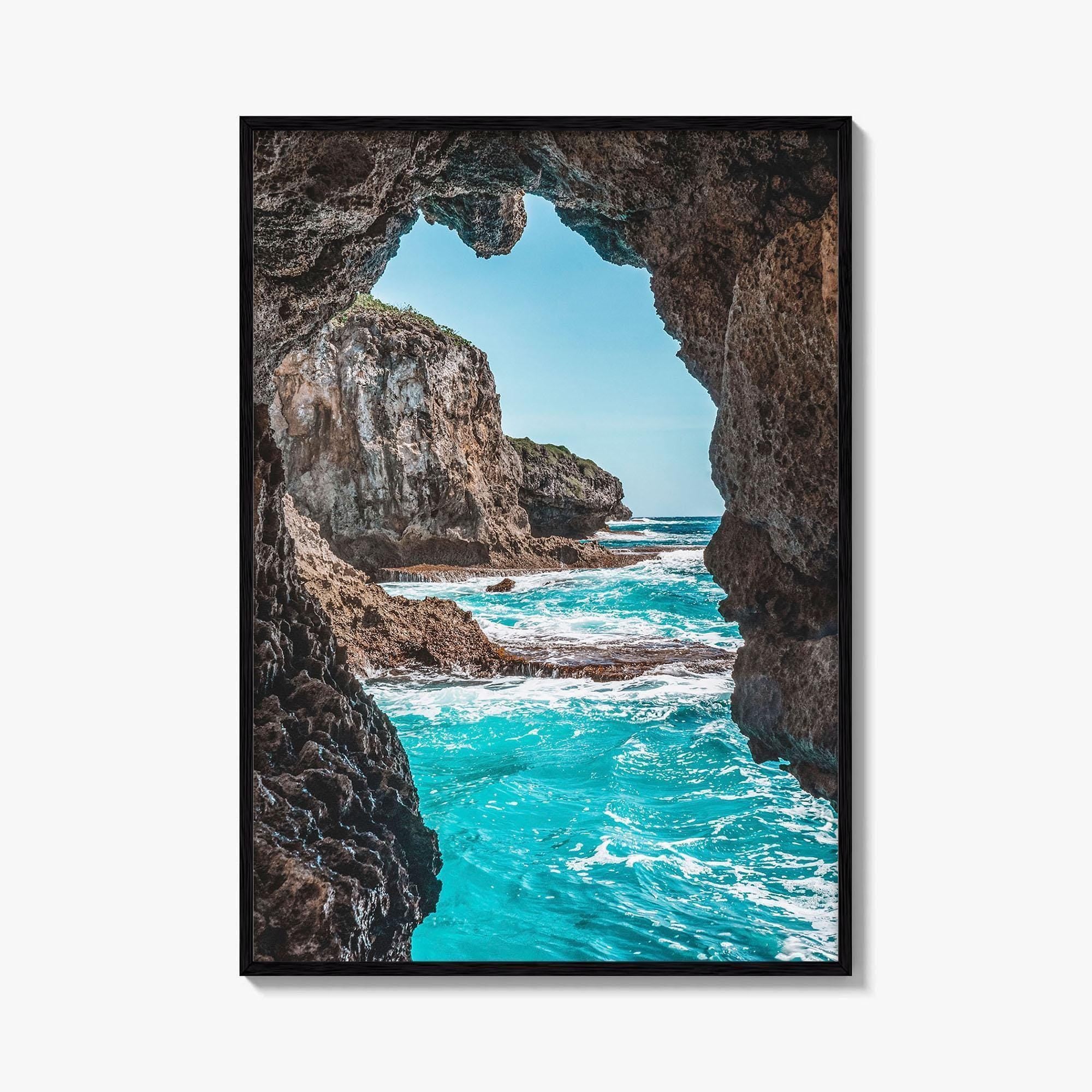 Guam Fine Art Photo Print, Keyhole View, Micronesia Wall Decor Poster
