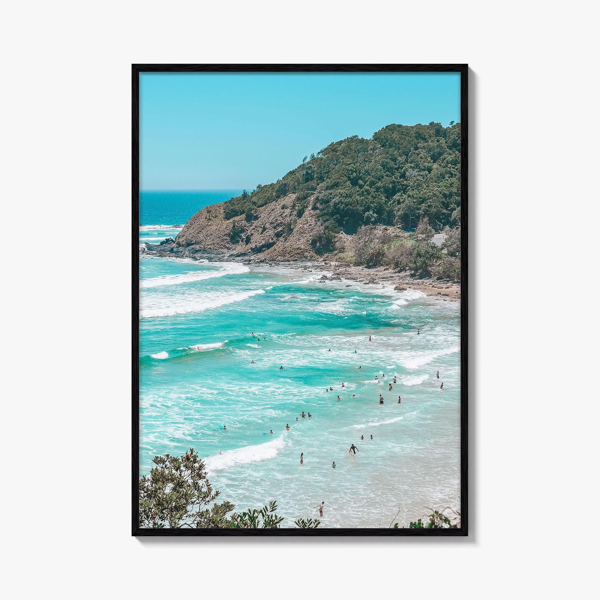 Byron Bay Fine Art Photo Print, Wategos Beach, New South Wales, Australia Poster