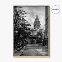 Denver Black and White Fine Art Photo Print, 16th Street Colorado Poster