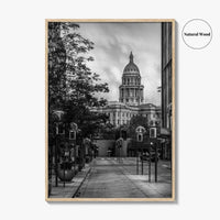Denver Black and White Fine Art Photo Print, 16th Street Colorado Poster