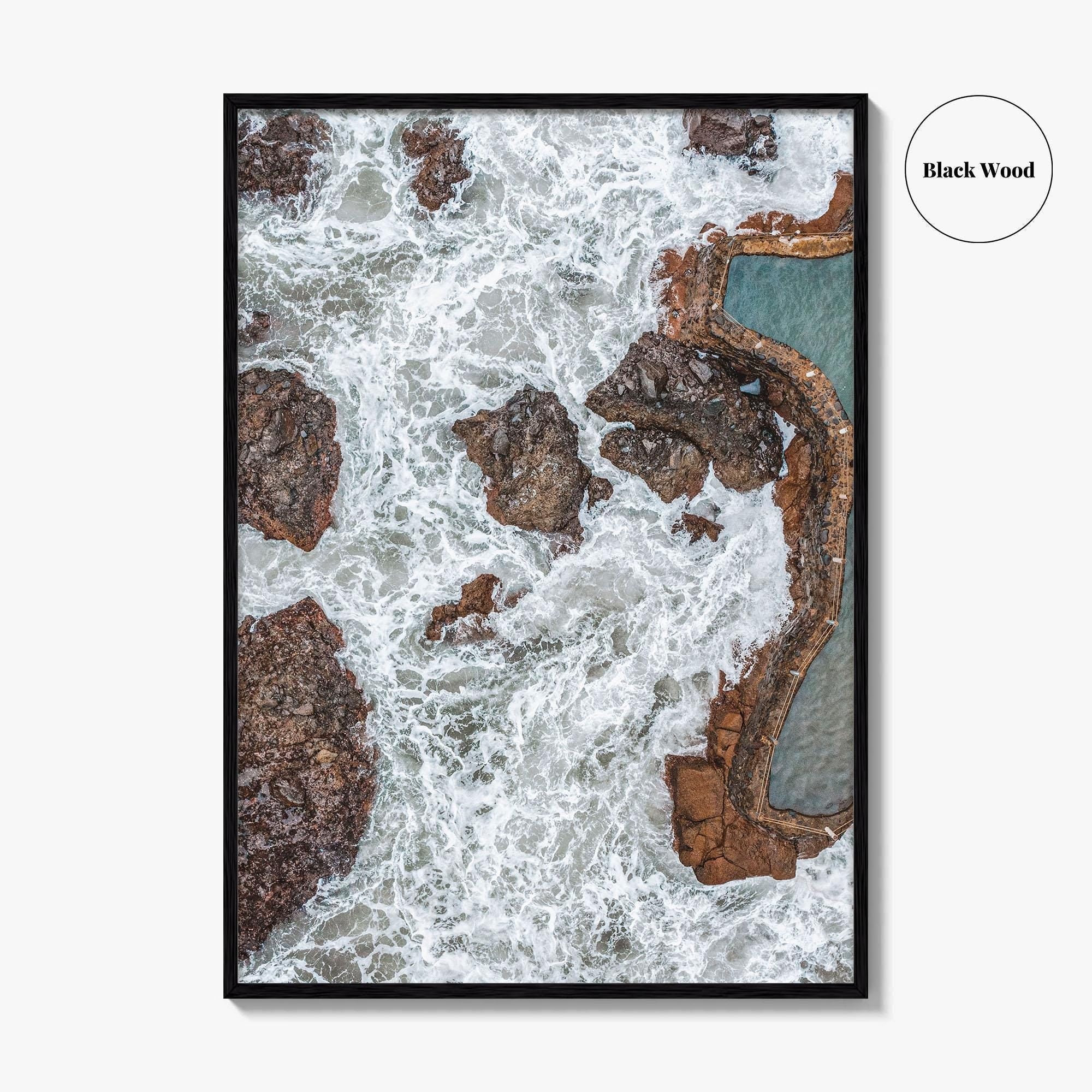 El Salvador Fine Art Photo Print, Pacific Coast Aerial Poster, Central America