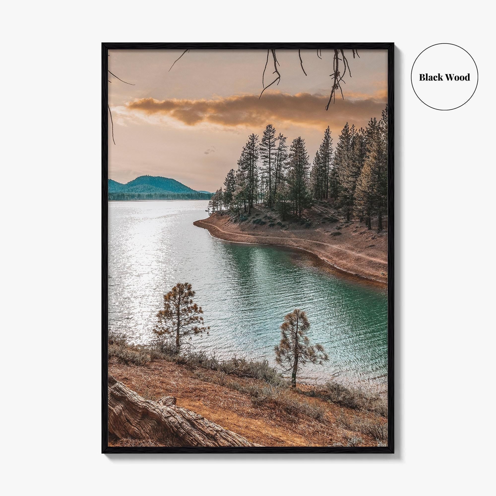 Lake Davis Fine Art Photo Print, Portola California, Sierra Nevada Wall Poster