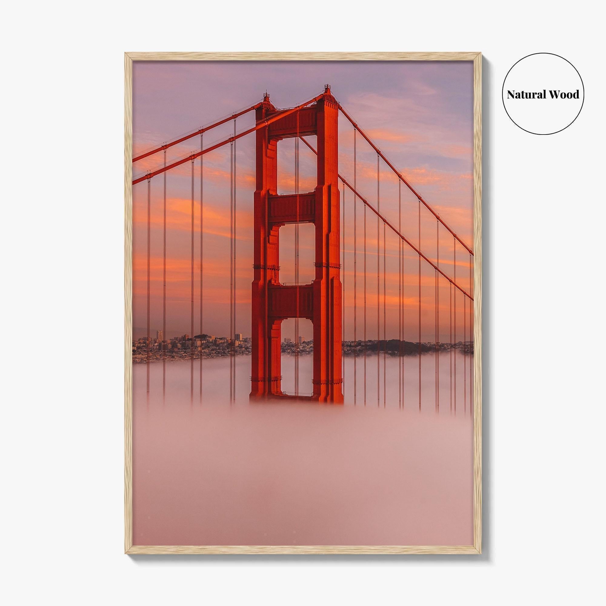 Golden Gate Bridge Fine Art Photo Print, San Francisco California Poster