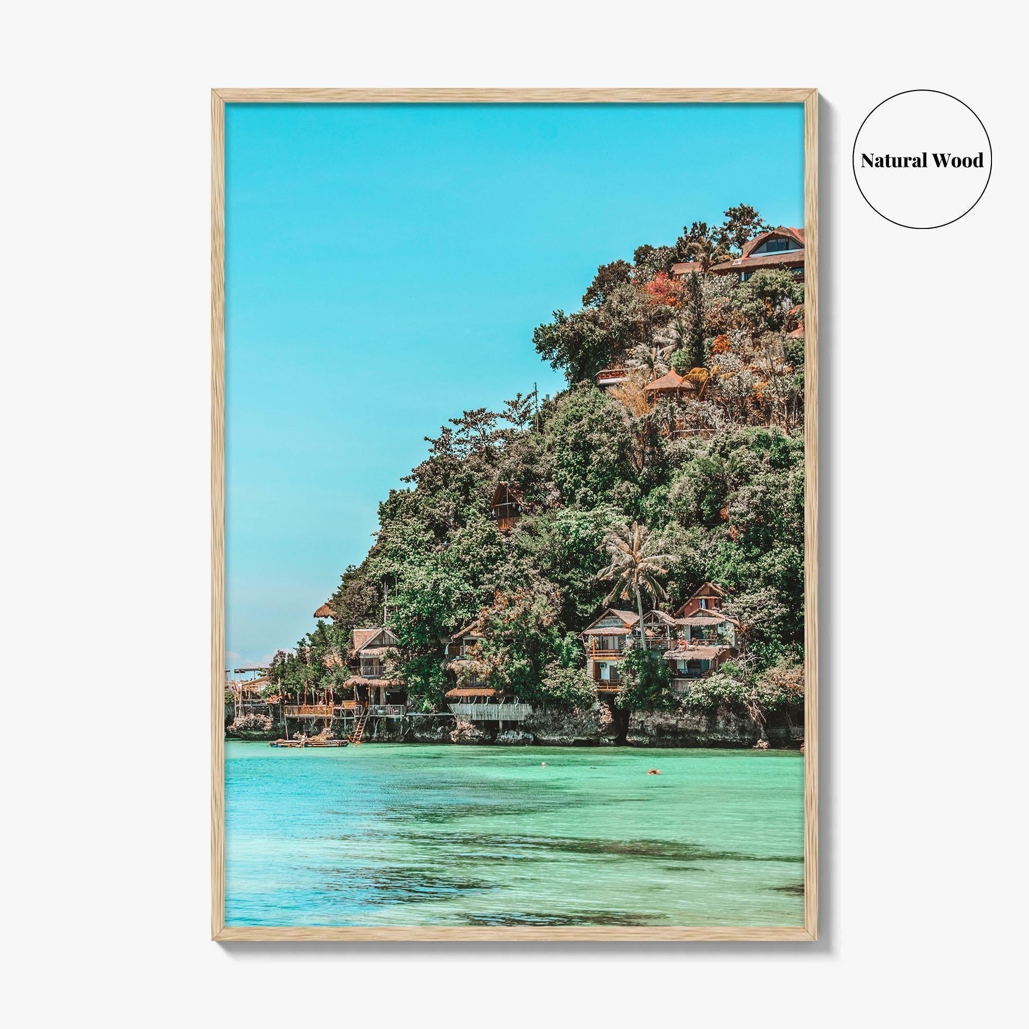 Boracay Fine Art Photo Print, Aklan Philippines Wall Poster, Turquoise Lagoon