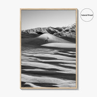 Great Sand Dunes Black and White Fine Art Photo Print, Colorado Poster