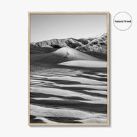 Great Sand Dunes Black and White Fine Art Photo Print, Colorado Poster
