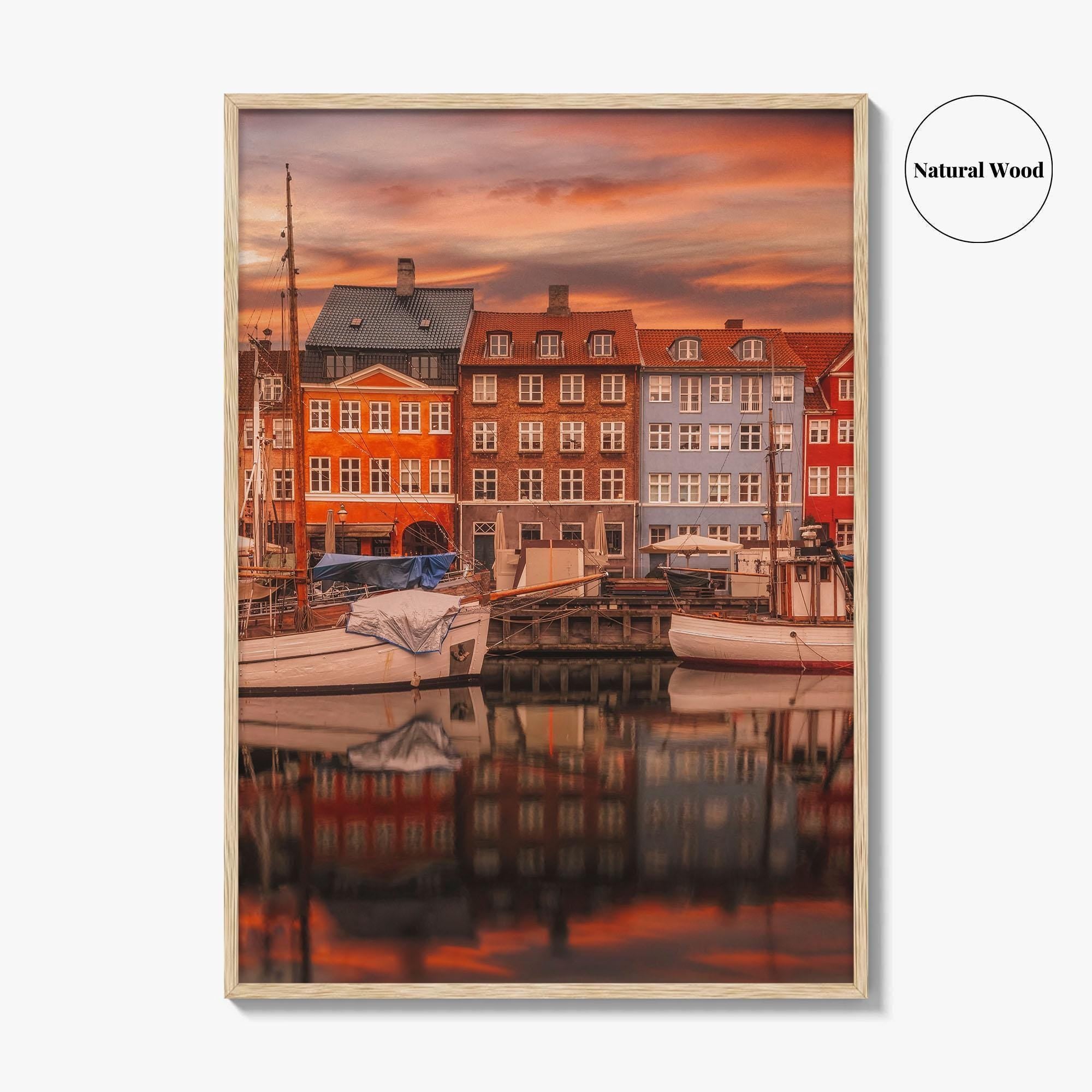 Copenhagen Fine Art Photo Print, Nyhavn, København, Denmark Wall Poster