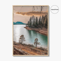 Lake Davis Fine Art Photo Print, Portola California, Sierra Nevada Wall Poster