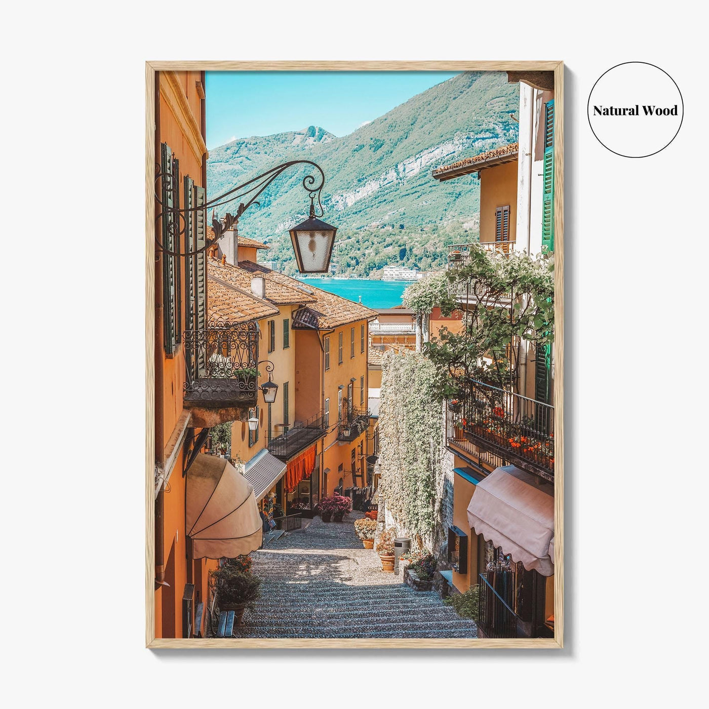 Bellagio Fine Art Photo Print, Lake Como Italy, Old Town Street Wall Decor Poster