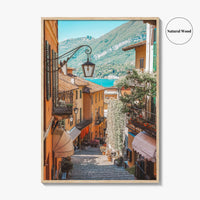 Bellagio Fine Art Photo Print, Lake Como Italy, Old Town Street Wall Decor Poster