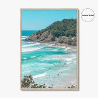 Byron Bay Fine Art Photo Print, Wategos Beach, New South Wales, Australia Poster